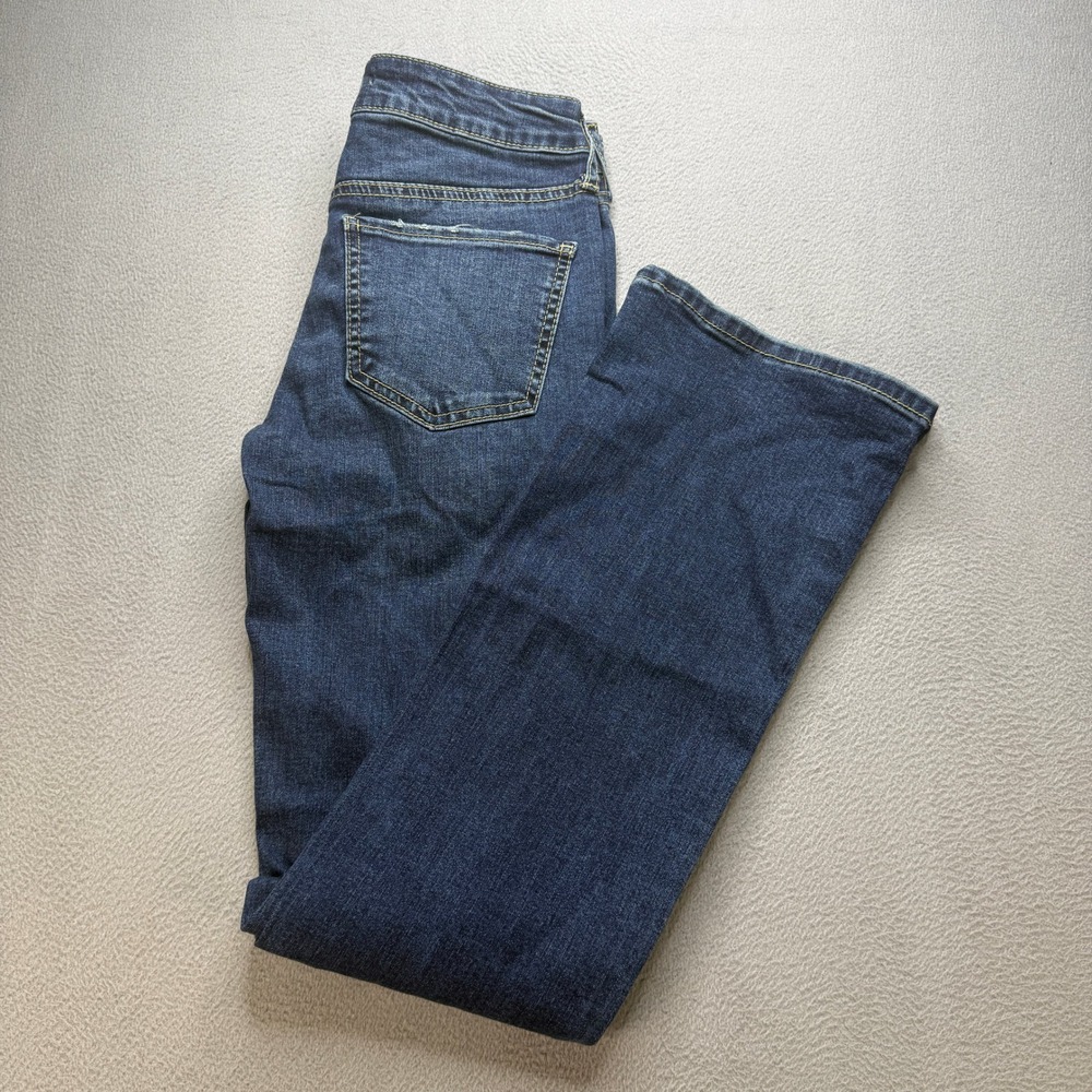 SO Low Rise Bootcut Jeans Womens 3/26W Dark Wash Cotton Blend Super Stretch NWT